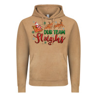 Vintage Camel our team sleigh Vintage Hoodie - MaliasSmallBusiness