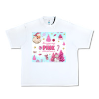 White dreaming of a pink christmas Urban Heavy Tee - MaliasSmallBusiness