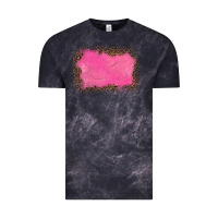 Cloud Black gemstone pink leopard background Vintage Tee - JahusDesignShop