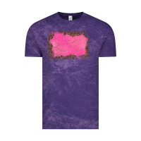 Cloud Purple gemstone pink leopard background Vintage Tee - JahusDesignShop