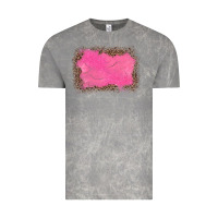 Cloud Rock gemstone pink leopard background Vintage Tee - JahusDesignShop