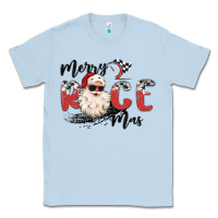 Dusty Blue merry race mas Classic Tee - MaliasSmallBusiness
