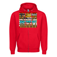 Red fuck around and find out Zipper Hoodie - TumblerDesignByShophia