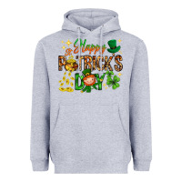 Heather Grey Happy St. Patrick's Day Heavyweight Hoodie - HowdyJamesFarm