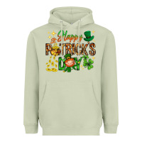 Matcha Happy St. Patrick's Day Heavyweight Hoodie - HowdyJamesFarm