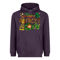 Plum Happy St. Patrick's Day Heavyweight Hoodie - HowdyJamesFarm