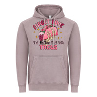 Vintage Zinc forget love id rather fall into tacos Vintage Hoodie - MaliasSmallBusiness