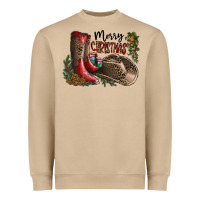 Mushroom Merry Christmas Heavyweight Sweatshirt - SublimationCraftShop