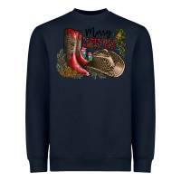 Navy Merry Christmas Heavyweight Sweatshirt - SublimationCraftShop