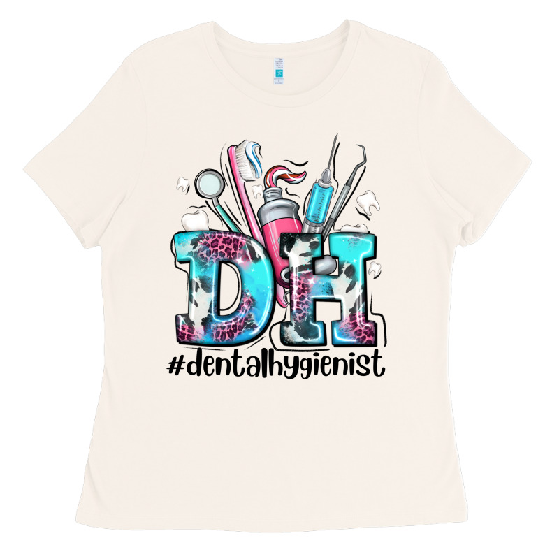 D H Dental Hygienist Ladies Tee by AdoDesignShop | Teevron