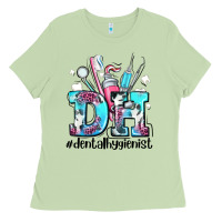 Matcha d h dental hygienist Ladies Tee - AdoDesignShop