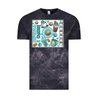 Cloud Black cafecito y chisme Vintage Tee - MaliasSmallBusiness