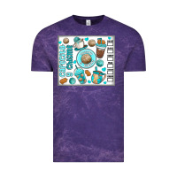 Cloud Purple cafecito y chisme Vintage Tee - MaliasSmallBusiness