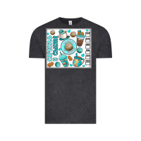 Vintage Black cafecito y chisme Vintage Tee - MaliasSmallBusiness