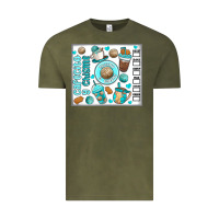 Vintage Olive cafecito y chisme Vintage Tee - MaliasSmallBusiness