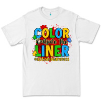 White color outside the liner autism awareness Premium Tee - JahusDesignShop