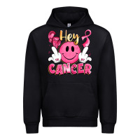 Black hey cancer with middle fingers Urban Hoodie - LillyAllenDesigns