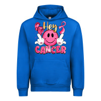 Cobalt hey cancer with middle fingers Urban Hoodie - LillyAllenDesigns
