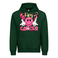 Forest Green hey cancer with middle fingers Urban Hoodie - LillyAllenDesigns