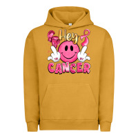 Pigment Peanut Butter hey cancer with middle fingers Urban Hoodie - LillyAllenDesigns