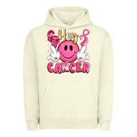 Pigment Pistachio hey cancer with middle fingers Urban Hoodie - LillyAllenDesigns
