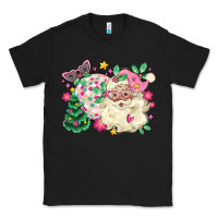 Black pink santa and disco ball with christmas tree Classic Tee - MaliasSmallBusiness