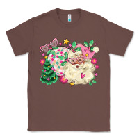 Chestnut pink santa and disco ball with christmas tree Classic Tee - MaliasSmallBusiness