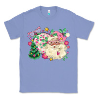 Colony Blue pink santa and disco ball with christmas tree Classic Tee - MaliasSmallBusiness