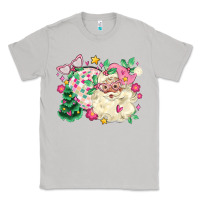 Moon Dust pink santa and disco ball with christmas tree Classic Tee - MaliasSmallBusiness