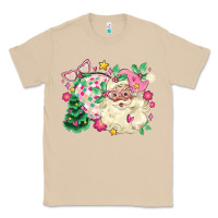 Mushroom pink santa and disco ball with christmas tree Classic Tee - MaliasSmallBusiness