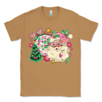 Toasted Coconut pink santa and disco ball with christmas tree Classic Tee - MaliasSmallBusiness