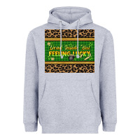 Heather Grey Dead inside but feeling lucky 20oz skinny tumbler Heavyweight Hoodie - HowdyJamesFarm