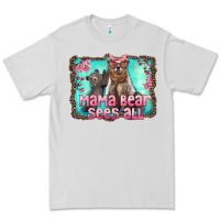 Dove Grey mama bear sees all Premium Tee - Artiststas