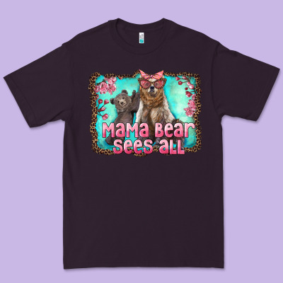 Mama Bear Sees All Premium Tee Designed By Artiststas