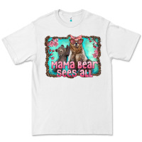 White mama bear sees all Premium Tee - Artiststas
