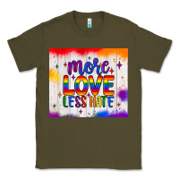 Army Green more love less hate tumbler Classic Tee - JahusDesignShop