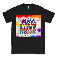 Black more love less hate tumbler Classic Tee - JahusDesignShop