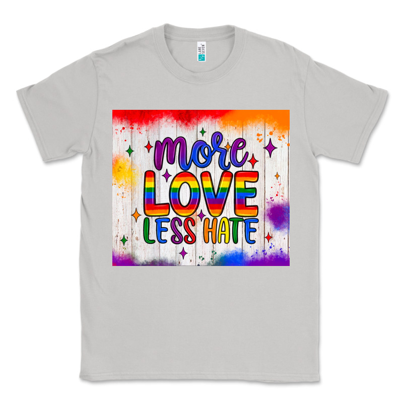 More Love Less Hate Tumbler Classic Tee by JahusDesignShop | Teevron