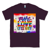 Plum more love less hate tumbler Classic Tee - JahusDesignShop
