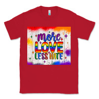Red more love less hate tumbler Classic Tee - JahusDesignShop
