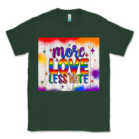Sports Green more love less hate tumbler Classic Tee - JahusDesignShop