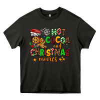 Asphalt hot cocoa and christmas movies Heavy Core Tee - AdoDesignShop