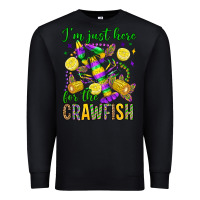 Black ı'm just here for the crawfish olivia Premium Sweatshirt - OliviaCreatesArt