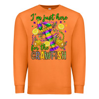 Carrot ı'm just here for the crawfish olivia Premium Sweatshirt - OliviaCreatesArt