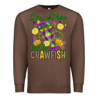 Chestnut ı'm just here for the crawfish olivia Premium Sweatshirt - OliviaCreatesArt
