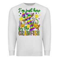 Oatmeal Heather ı'm just here for the crawfish olivia Premium Sweatshirt - OliviaCreatesArt