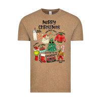 Vintage Coffee merry christmas Vintage Tee - MaliasSmallBusiness