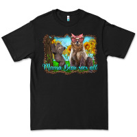 Black mama bear sees all with sunflowers Premium Tee - Artiststas