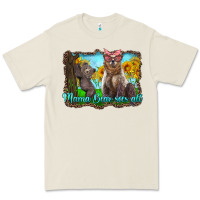 Bone mama bear sees all with sunflowers Premium Tee - Artiststas