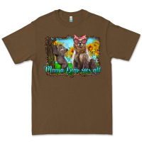 Cacao mama bear sees all with sunflowers Premium Tee - Artiststas